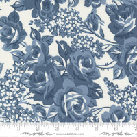 Moda Fabric - Sunnyside - Camille Roskelley - Large Floral - Rosy Lakeside #55280 34