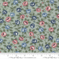 Moda Fabric - Sunnyside - Camille Roskelley - Small Floral - Blooming Sea Salt #55281 14