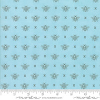 Moda Fabric - Garden Variety - Lella Boutique -Blue Sky #5073 13 - BOLT END 75cm