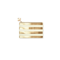 Kate Spade NY pencil pouch - Gold Stripe