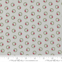Moda Fabric - Christmas Eve - Lella Boutique - Wreath Dot Blenders - Silver #5183 12