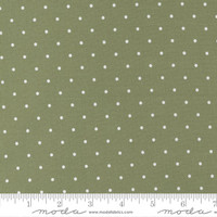 Moda Fabric - Christmas Eve - Lella Boutique - Merry Dots - Pine #5187 15