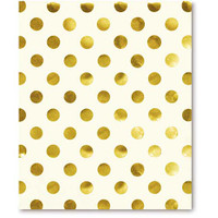 Kate Spade NY Spiral Notebook Gold Dots