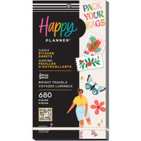 The Happy Planner - Me and My Big Ideas - Classic Value Pack Stickers - x Tània Garcia Bright Travels (#680)