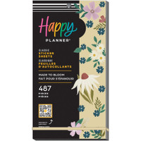 The Happy Planner - Me and My Big Ideas - Classic Value Pack Stickers - Made To Bloom (#487)