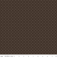 Riley Blake Fabric - Calico by Lori Holt - Diamonds Raisin #C12856R-RAISIN