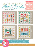 It's Sew Emma - Lori Holt of Bee in My Bonnet - Stitch Cards - Set of 4 (Set P)