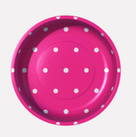 Pleasant Home - Magnetic Pin Bowl Dots Hot Pink