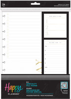 The Happy Planner - Me and My Big Ideas - Big Refill Note Paper - Full Sheet - Modern Months (Lined, Checklist, Dot Grid)