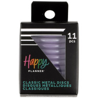 The Happy Planner - Me and My Big Ideas - The Happy Planner - Metal Classic (Medium) Discs - Pearl Powder Wisteria