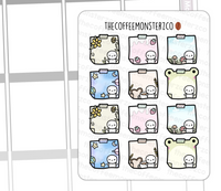 TheCoffeeMonsterzCo - Stickers - Assorted Sticky Notes No.1