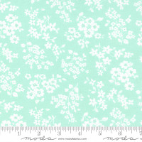 Moda Fabric - Lighthearted - Camille Roskelley - Florals Gather Aqua #55294 13