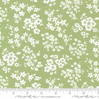 Moda Fabric - Lighthearted - Camille Roskelley - Florals Gather Green #55294 19
