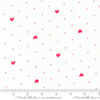 Moda Fabric - Wide Backing - Lighthearted - Camille Roskelley - Cream Red #108009 11