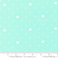 Moda Fabric - Wide Backing - Lighthearted - Camille Roskelley - Aqua #108009 13