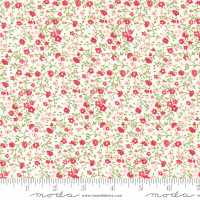 Moda Fabric - Lighthearted - Camille Roskelley - Small Floral - Meadow Cream #55297 11