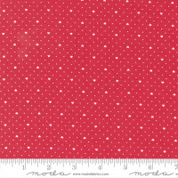 Moda Fabric - Lighthearted - Camille Roskelley - Heart Dot Red #55298 12
