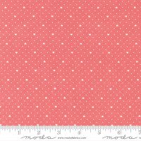 Moda Fabric - Lighthearted - Camille Roskelley - Heart Dot Pink #55298 15