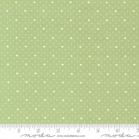 Moda Fabric - Lighthearted - Camille Roskelley - Heart Dot Green #55298 19