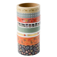 American Crafts - Farmstead Harvest Washi Tape - Set of 8