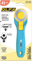 OLFA Splash Rotary Cutter 45mm - Aqua