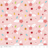 Riley Blake Fabric - Sweet Orchard Sedef Imer of Down Grapevine Lane - Pink #C5481