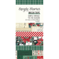 Simple Stories - Simple Vintage 'Tis The Season Washi Tape - Set of 5