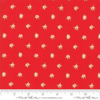 Moda Fabric - Smitten - Bonnie & Camille - Sweetheart Red #55178 11 - BOLT END 30cm