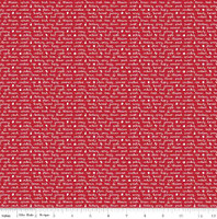 Riley Blake Fabric - Sweet Orchard Sedef Imer of Down Grapevine Lane - Red #C5484