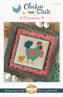 It's Sew Emma - Cross Stitch Pattern - Chicken Club - Pattern of the Month 2 - Florence