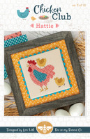 It's Sew Emma - Cross Stitch Pattern - Chicken Club - Pattern of the Month 3 - Hattie