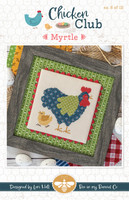 It's Sew Emma - Cross Stitch Pattern - Chicken Club - Pattern of the Month 8 - Myrtle