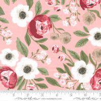 Moda Fabric - Lovestruck - Lella Boutique - Gardensweet Florals Roses - Blush #5190 12