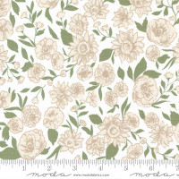 Moda Fabric - Lovestruck - Lella Boutique - Smitten Floral Florals Toile - Cloud #5191 11