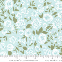 Moda Fabric - Lovestruck - Lella Boutique - Smitten Floral Florals Toile - Mist #5191 14