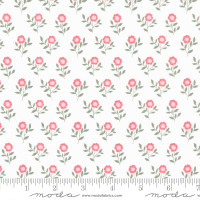 Moda Fabric - Lovestruck - Lella Boutique - Old Fashioned Bloom Small Floral - Cloud #5192 11