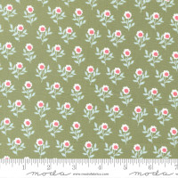 Moda Fabric - Lovestruck - Lella Boutique - Old Fashioned Bloom Small Floral - Fern #5192 17