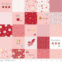 Riley Blake Fabric - Sweet Orchard Sedef Imer of Down Grapevine Lane - Pink #DC5480