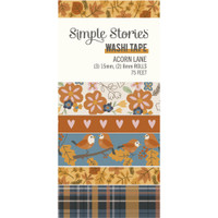 Simple Stories - Acorn Lane Washi Tape - Set of 5