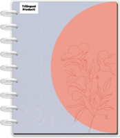 The Happy Planner - Me and My Big Ideas - Classic Happy Planner - 2024 Peony & Sky - 12 Months (Dated, Vertical)