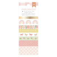 American Crafts - Hello Little Girl - Washi Tape - Set of 8