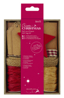 DoCrafts - Create Christmas - Felt and Paper Gift Tag Kit Red