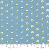 Moda Fabric - Shoreline - Camille Roskelley - Coastal Florals - Light Blue #55301 12