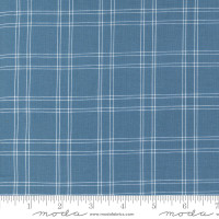 Moda Fabric - Shoreline - Camille Roskelley - Plaid Checks - Medium Blue #55302 13