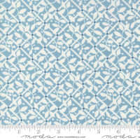 Moda Fabric - Shoreline - Camille Roskelley - Lattice Checks and Plaids Blender - Light Blue #55303 12