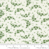 Moda Fabric - Shoreline - Camille Roskelley - Summer Small Floral - Cream Green #55308 25