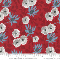 Moda Fabric - Old Glory - Lella Boutique - Liberty Bouquet Florals - Red #5200 15
