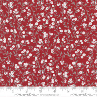 Moda Fabric - Old Glory - Lella Boutique - American Meadow Small Floral Vines - Red #5201 15
