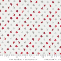 Moda Fabric - Old Glory - Lella Boutique - Star Spangled Americana Stars - Cloud Red #5204 11