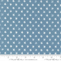 Moda Fabric - Old Glory - Lella Boutique - Star Spangled Americana Stars - Sky #5204 13
